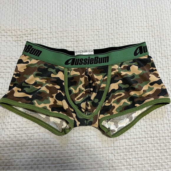 Aussiebum Other - Aussiebum Camo Trunk- Medium💚💛🤎